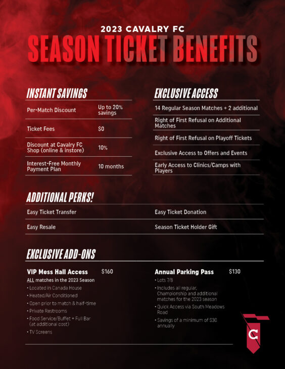 Season Tickets – Cavalry FC